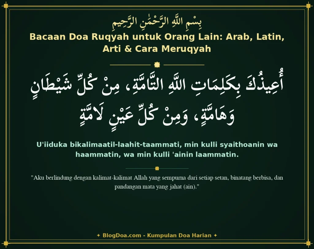 Bacaan Doa Ruqyah untuk Orang Lain: Arab, Latin, Arti & Cara Meruqyah