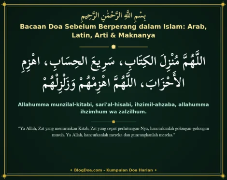 Bacaan Doa Sebelum Berperang dalam Islam: Arab, Latin, Arti & Maknanya