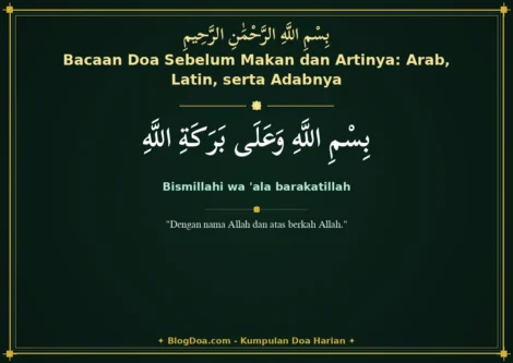 Bacaan Doa Sebelum Makan dan Artinya: Arab, Latin, serta Adabnya
